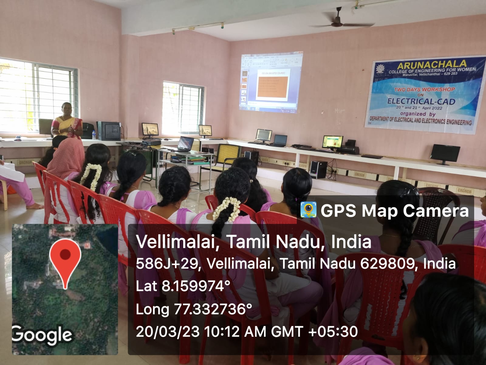 Department of EEE organizes Workshop on Electrical Wiring using ECAD by Ms. T. Kavitha, CAD Trainer, CED, Nagercoil.